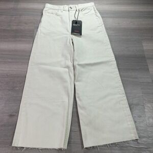 NEW Levi's High Loose Jeans Womens 27x23.5 White Super High Rise Wide Leg Denim
